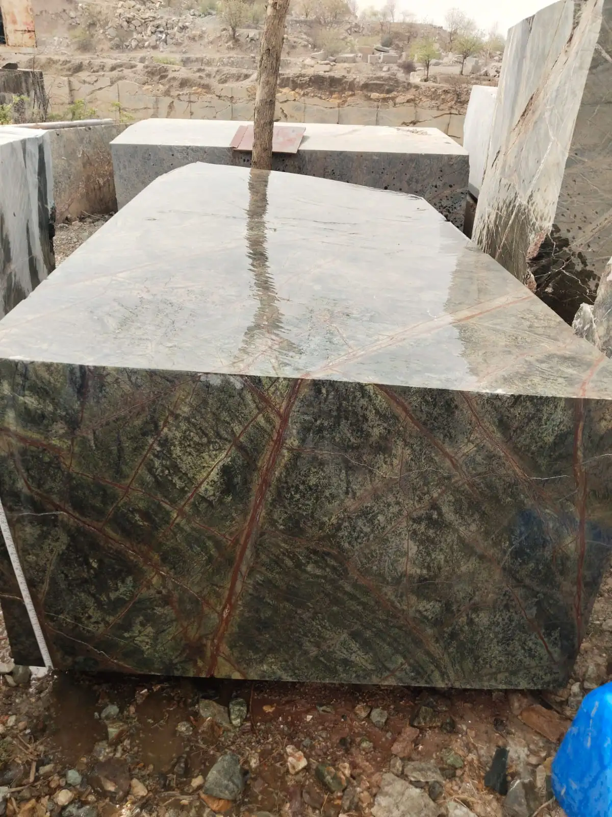 Rainforest Green Marble Block