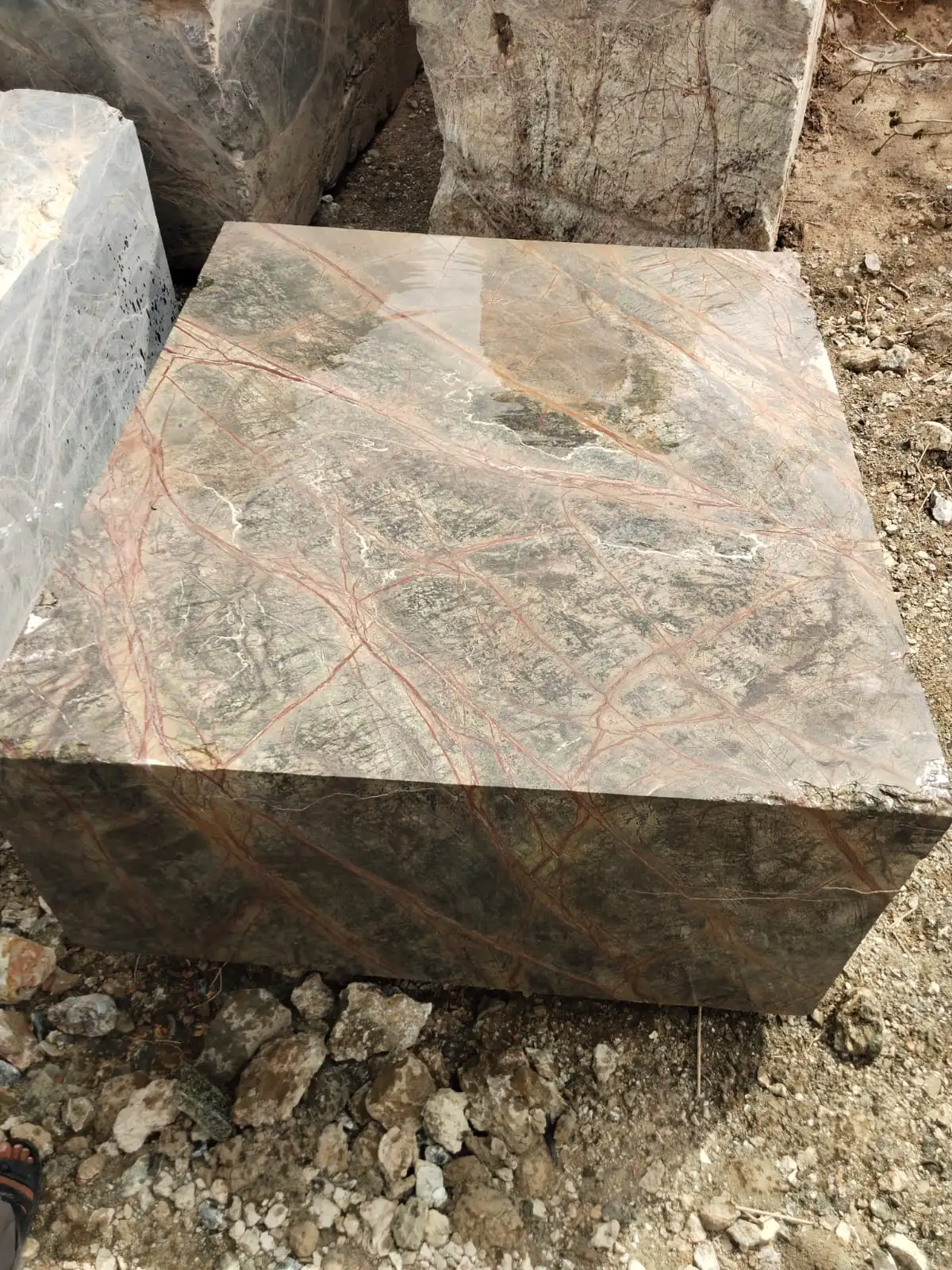 Rainforest Green Marble Block