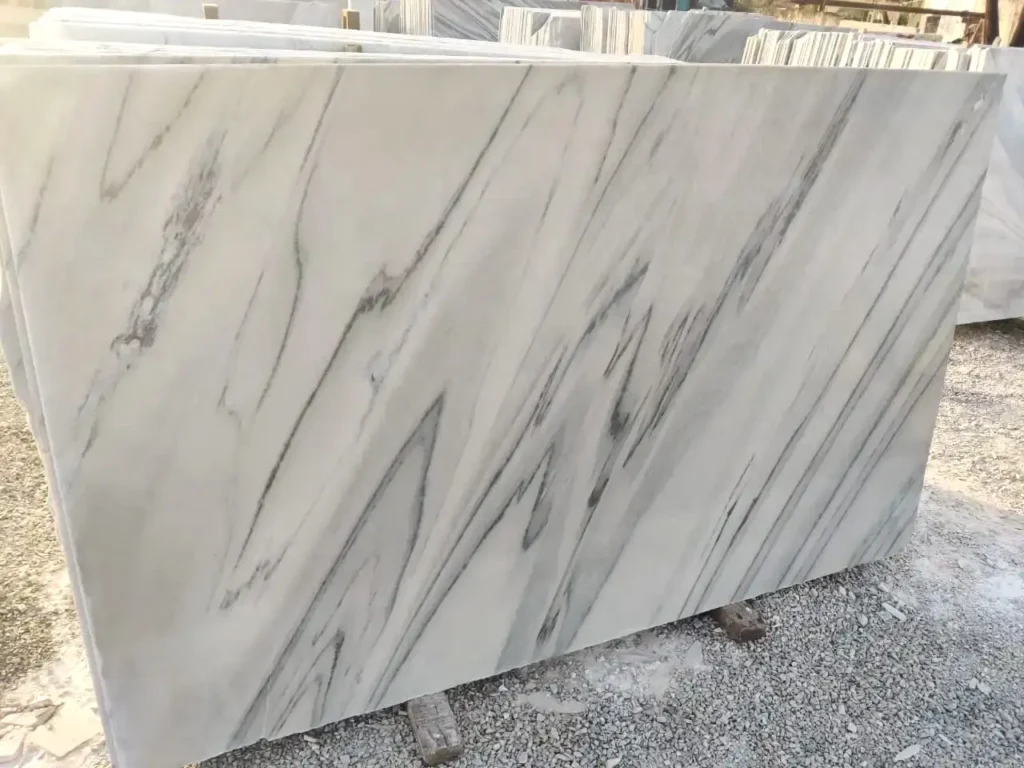 Bruno White Marble Polished Slab