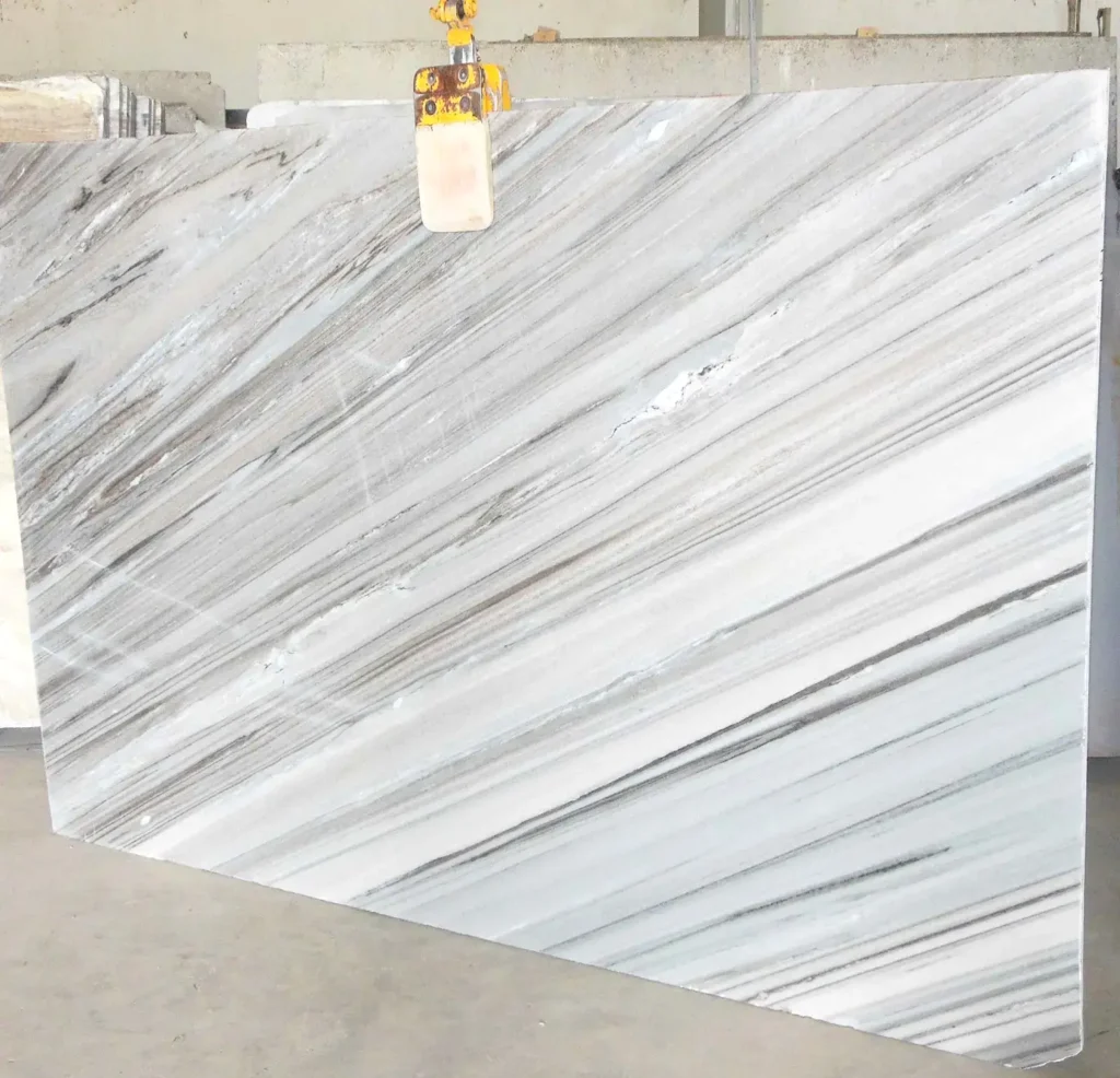 Bruno White Marble Slab