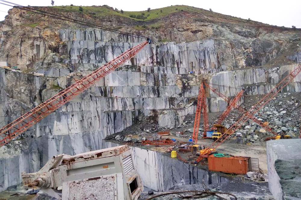 green marble quarry