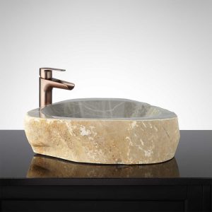 Stone bathroom design with natural stone for a perfect bathroom