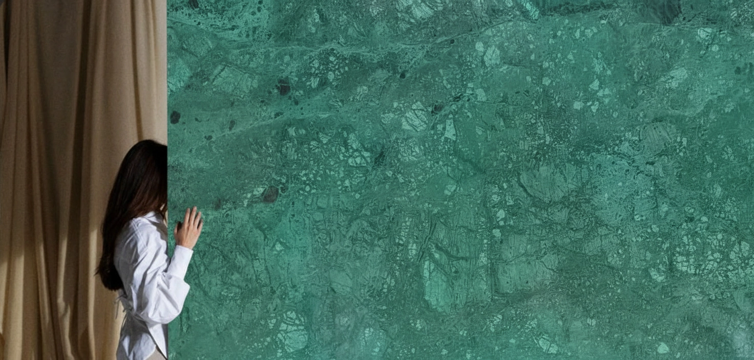 Green marble