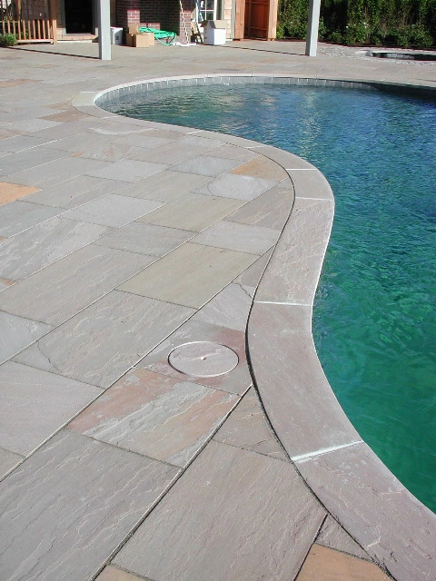 Autumn Brown pool surround