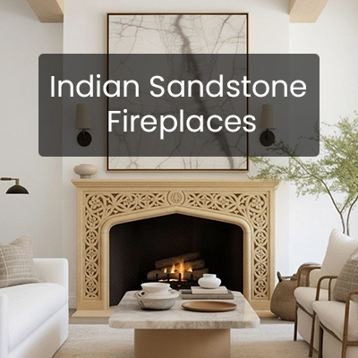natural stone fireplaces