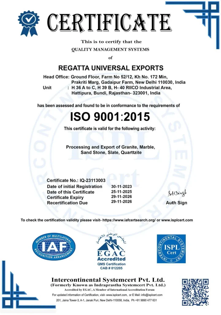 ISO-9001 2015 Certificate
