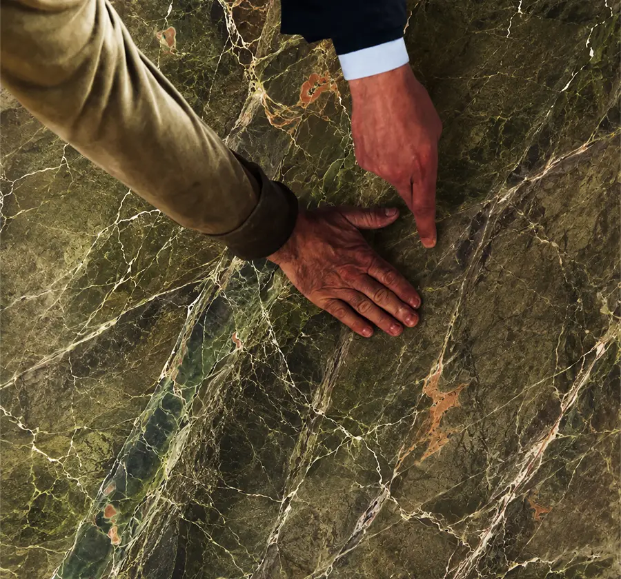 Rainforest Green Marble Lifestyle Image