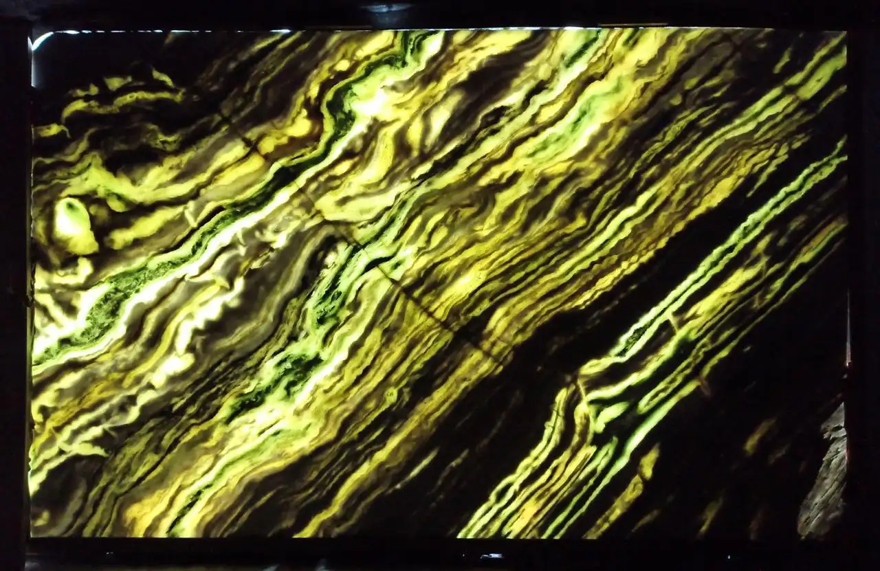 Himalayan Green Marble - Gangsaw Backlit